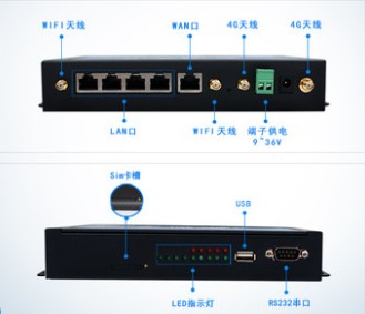 3g/4g工业级无线云路由器移动联通电信全网通wifi/DTU高速稳定USR-G800 V2